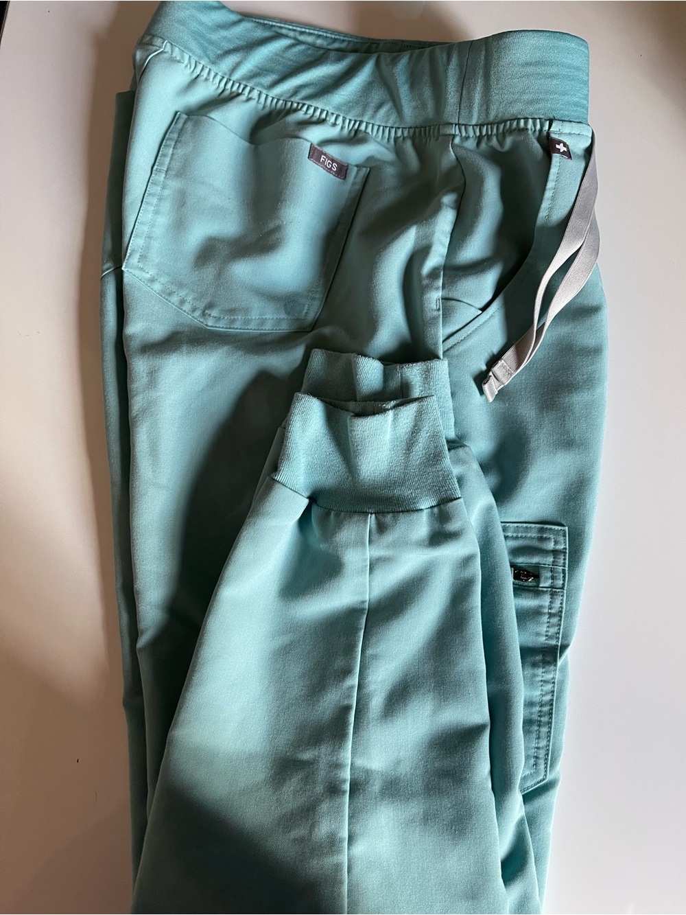Figs Mint Green Scrub Pants